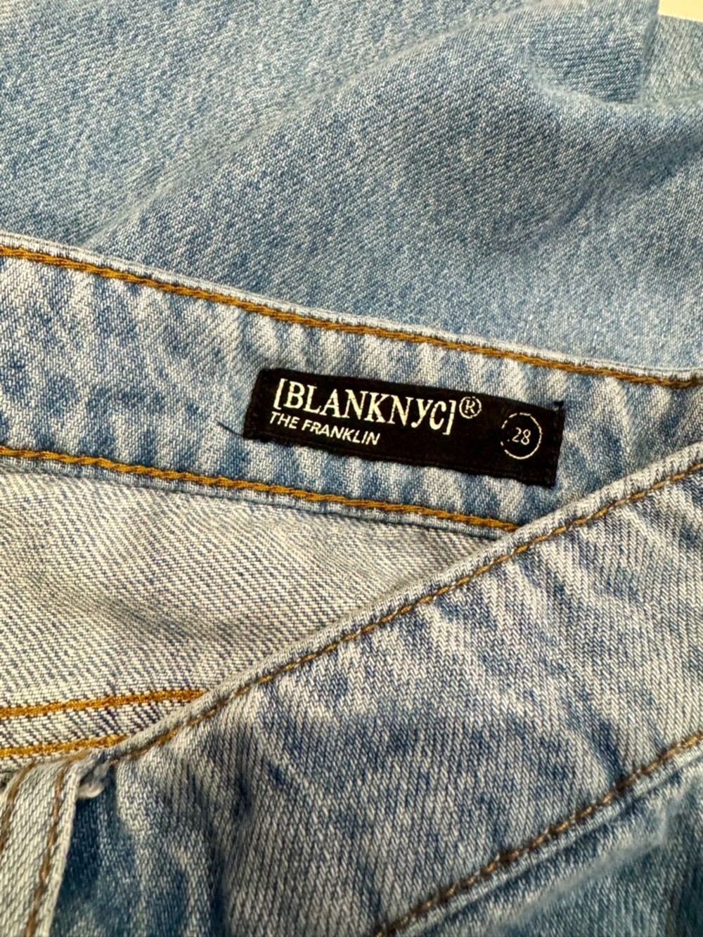 Blank NYC Franklin Light Blue Wide-Leg Cargo Jeans - Picture 5 of 11